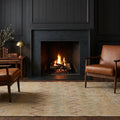 Turkish Area Rug in a styled room