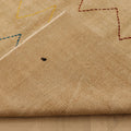 Vintage Manisa Turkish Area Rug 5x8 ft — Beige Geometric