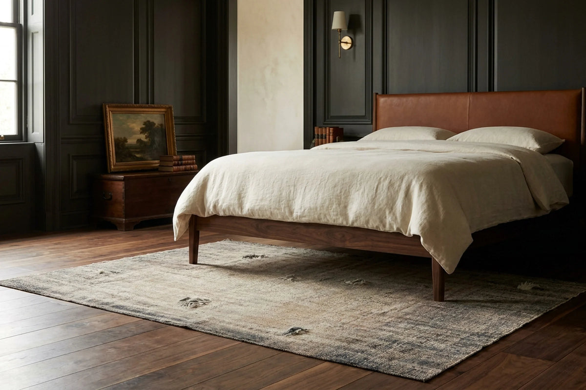 Turkish Area Rug in a styled room