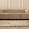 Vintage Manisa Turkish Area Rug 5x8 ft — Beige & Gray Distressed (No. 38277)