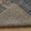 Vintage Isparta Turkish Area Rug 6x9 ft — Blue & Gray Distressed (No. 38286)