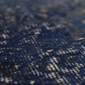 Vintage Isparta Turkish Area Rug 6x9 ft — Blue & Gray Distressed (No. 38286)