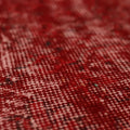 Vintage Isparta Turkish Area Rug 5x9 ft — Red Overdyed