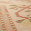 Vintage Muğla Turkish Area Rug 7x9 ft — Beige & Brown Geometric