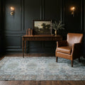Turkish Area Rug in a styled room