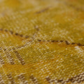 Vintage Manisa Turkish Area Rug 5x7 ft — Yellow & Beige Distressed