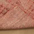 Vintage Manisa Turkish Runner Rug 2x5 ft — Red & Pink Distressed