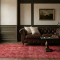 Turkish Area Rug in a styled room