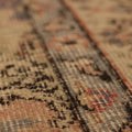 Vintage Isparta Turkish Area Rug 5x8 ft — Green & Beige Floral (No. 38351)