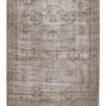 Vintage Isparta Turkish Area Rug 7x10 ft — Beige & Gray Floral