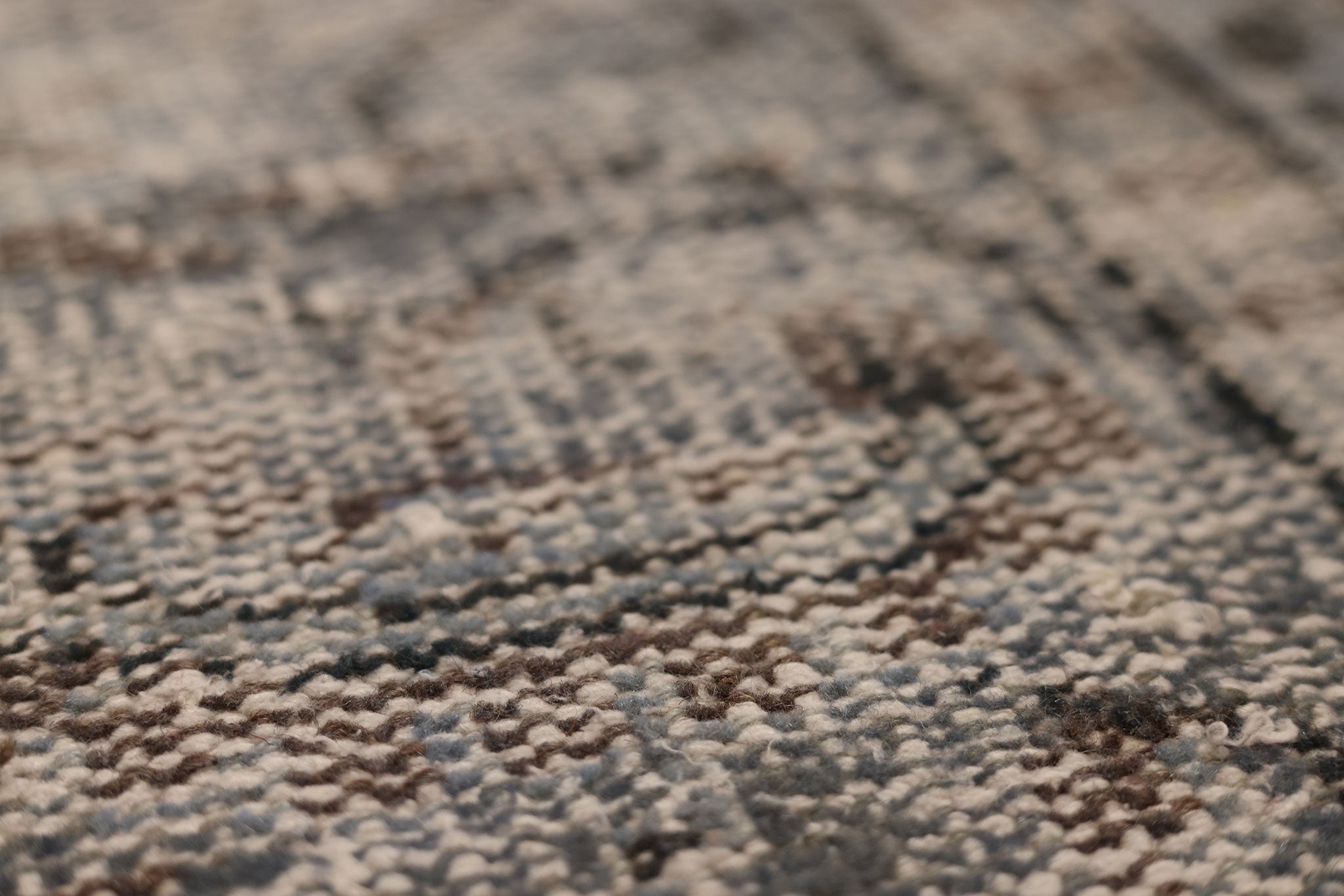 Vintage Manisa Turkish Area Rug 5x8 ft — Gray Distressed