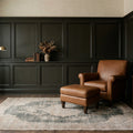 Turkish Area Rug in a styled room