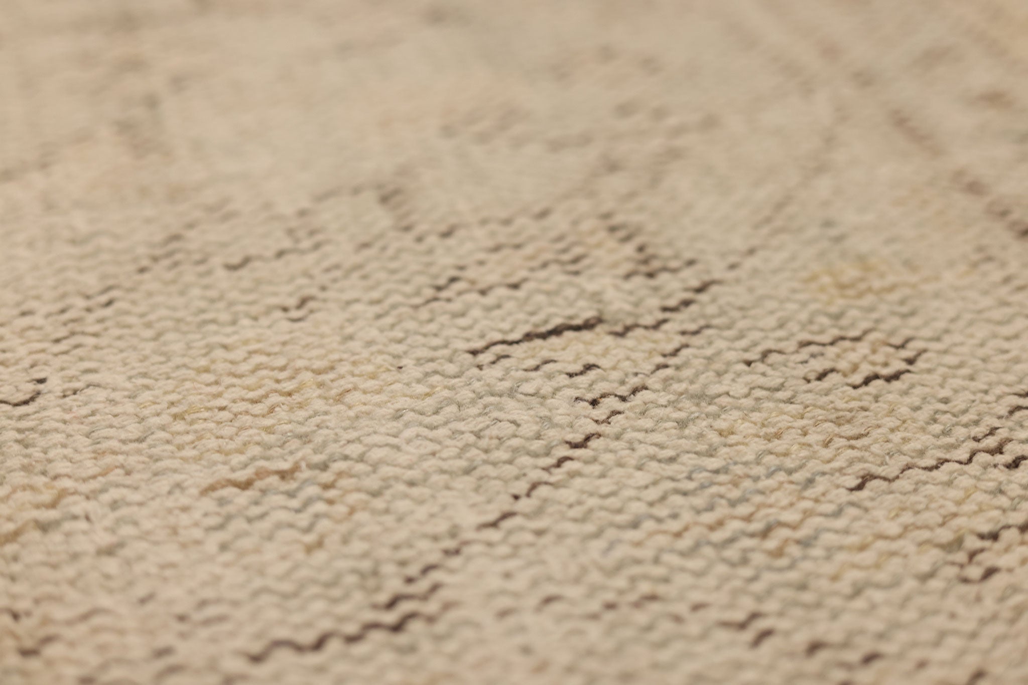 Vintage Manisa Turkish Area Rug 5x8 ft — Beige & Gray Distressed