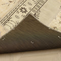 Vintage Turkish Area Rug 5x7 ft — Beige & Gray Patchwork (No. 38620)