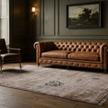Turkish Area Rug in a styled room