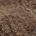 Vintage Isparta Turkish Area Rug 5x9 ft — Brown & Gray Distressed