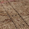 Vintage Manisa Turkish Area Rug 5x9 ft — Beige & Brown Geometric