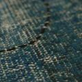 Vintage Manisa Turkish Area Rug 5x9 ft — Blue & Green Overdyed