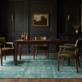 Turkish Area Rug in a styled room