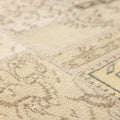 Vintage Turkish Area Rug 5x7 ft — Beige & Gray Patchwork
