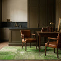 Patchwork Area Rug in a styled room