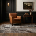 Patchwork Area Rug in a styled room