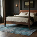 Patchwork Area Rug in a styled room