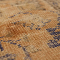 Vintage Manisa Turkish Area Rug 6x8 ft — Beige & Blue Distressed