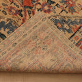 Vintage Manisa Turkish Area Rug 6x11 ft — Red & Blue Floral