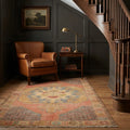 Turkish Area Rug in a styled room