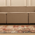 Vintage Isparta Turkish Doormat 2x4 ft — Beige & Red Distressed