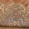 Vintage Isparta Turkish Area Rug 7x11 ft — Red & Blue Floral