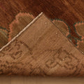 Vintage Kars Turkish Area Rug 6x11 ft — Brown & Beige Geometric