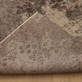 Vintage Isparta Turkish Area Rug 5x7 ft — Gray & Brown Distressed