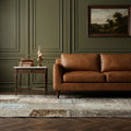 Patchwork Area Rug in a styled room
