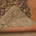 Vintage Konya Turkish Runner Rug 3x12 ft — Orange & Brown Floral (No. 39159)