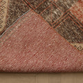 Vintage Malatya Turkish Runner Rug 3x11 ft — Red & Gray Geometric