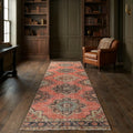 Turkish Runner Rug in a styled room