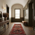 Turkish Runner Rug in a styled room