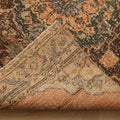 Vintage Konya Turkish Runner Rug 3x13 ft — Orange & Brown Geometric
