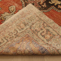 Vintage Niğde Turkish Area Rug 6x10 ft — Red & Brown Floral