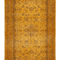 Vintage Isparta Turkish Area Rug 6x10 ft — Orange & Brown Overdyed