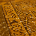 Vintage Isparta Turkish Area Rug 6x10 ft — Orange & Brown Overdyed