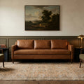 Turkish Area Rug in a styled room