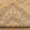 Vintage Isparta Turkish Area Rug 6x10 ft — Beige & Brown Floral (No. 39254)