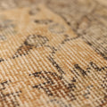 Vintage Isparta Turkish Area Rug 6x10 ft — Beige & Brown Floral (No. 39254)