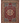 Vintage Isparta Turkish Area Rug 5x8 ft — Red & Blue Geometric