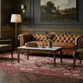 Turkish Area Rug in a styled room