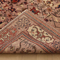 Vintage Isparta Turkish Area Rug 5x8 ft — Pink & Red Floral