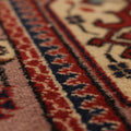 Vintage Isparta Turkish Area Rug 5x8 ft — Pink & Red Floral